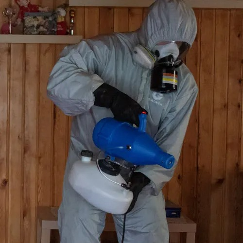 ФОТО Дезинфекция в Туголесском Боре